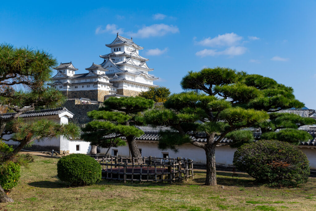 Himeji castle in Japan